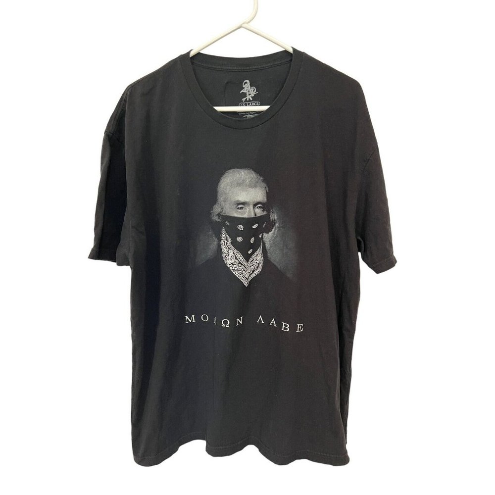AR Molon Labe Black T Shirt XL‎ Second Amendment Rights Clothing Co